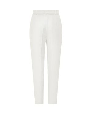 Max Mara Elegant Trouser Pants - White