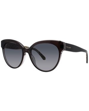 Kate Spade Aubriella/G/S Sunglasses 55-18-140 With Case - Black