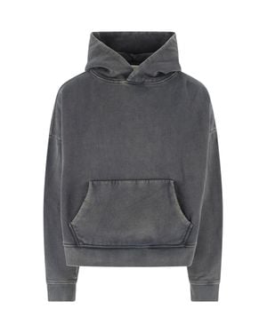 Entire studios Washed 100% Organic Cotton Crewneck Sweater For - Gray