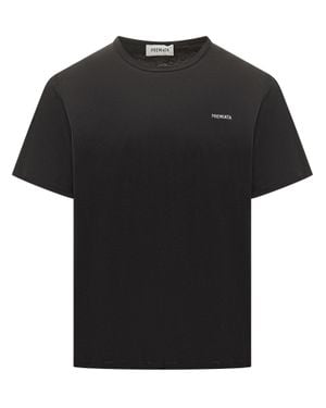 Premiata Cotton Graphic T-Shirt - Black