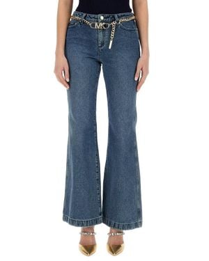 MICHAEL Michael Kors Flare Fit Jeans - Blue