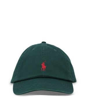 Polo Ralph Lauren Six-Panel Embroidered Ventilation Hat - Green