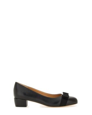 Ferragamo 'Vara' High-Heeled Shoes - Black