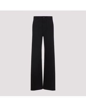 Lemaire Twisted Cotton Pants - Black