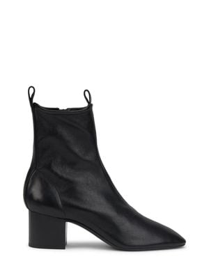 Celine Boot With Zip Cherie - Black