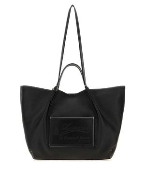 Lanvin Leather Shopping Bag - Black
