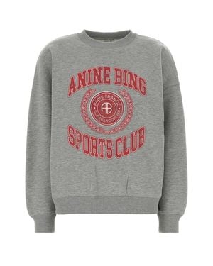 Anine Bing Knit Sweatshirt - Gray