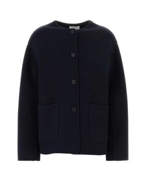 The Row Midnight Wool Blend Quintus Jacket - Blue
