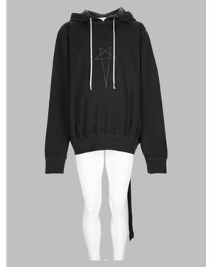 Rick Owens Drkshdw-Inspired Sweatshirt - Black