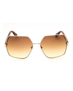 Guess Oversized Metal Sunglasses - Natural