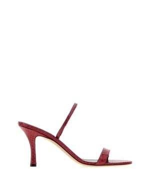 The Row Textured Heels - Pink