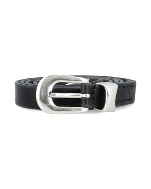 Our Legacy Cow Leather Belt For - Black