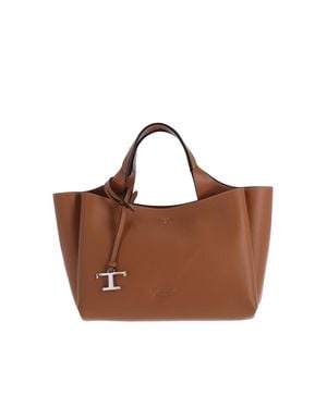 Tod's 100% Calf Leather-Trim? Mini? Bag (No Color) - Brown