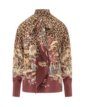 Etro Luxury Blouse Shirt - Brown