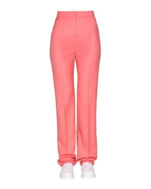 McQueen Straight Leg Pants - Pink