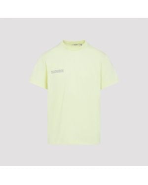 PANGAIA Soft Lime Cotton 365 Midweight T-Shirt - Yellow