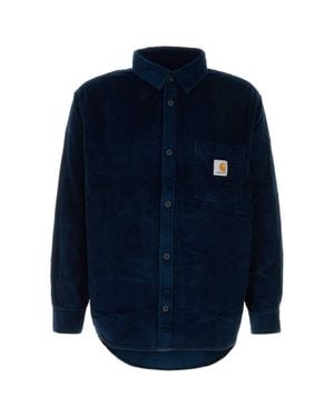 Carhartt Corduroy Loyde Shirt - Blue