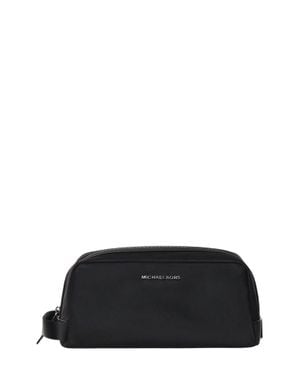 Michael Kors Nylon Crossbody Bag With Polyurethane Trim - Black