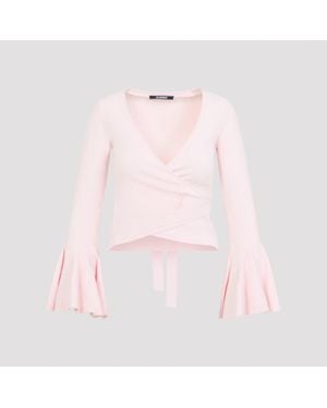 Jacquemus The Maille Mini Cardigan - Pink