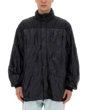 Our Legacy Crinkled Texture Nylon Jacket - Black