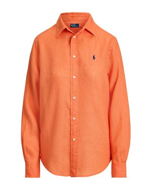 Ralph Lauren Linen Mini Dress For - Orange