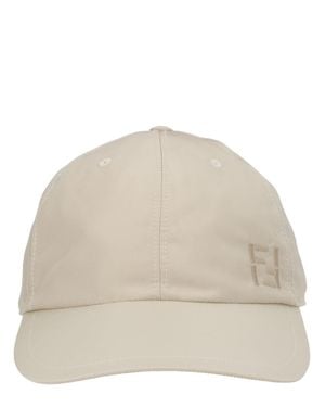 Fendi Logo Baseball Cap - Natural