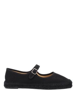 Castañer Cotton Espadrilles - Black