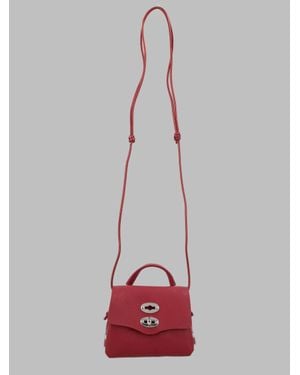 Zanellato Designer Leather Handbag - Red