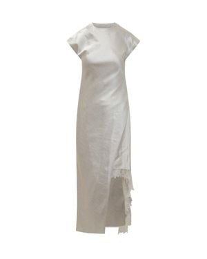 JW Anderson J. W. Anderson Asymmetric Mini Suit Dress - Gray