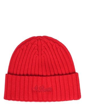 MC2 Saint Barth Ribbed Hat - Red