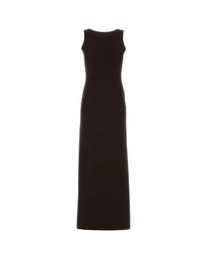 Gucci Chocolate Stretch Viscose Blend Dress - Black