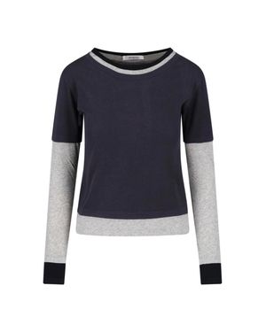 GIMAGUAS Triple Knit Crew Tee For - Blue