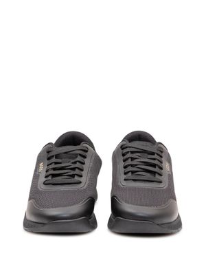 BOSS Titanium Sneakers With Insert Design - Black