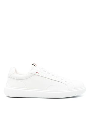 Peuterey Low-Top Leather Sneakers - White