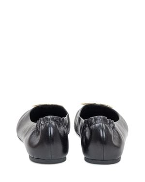 Tory Burch Elegant Ballerina Flats - Black