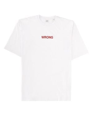 Aspesi Graphic Crew Neck T-Shirt - White