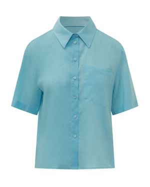 Sundek Classic Short Sleeve Shirt - Blue