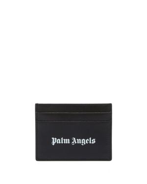 Palm Angels Classic Logo Card Holder - Black