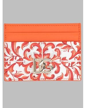 Dolce & Gabbana Chic Mini Wallet For - Orange