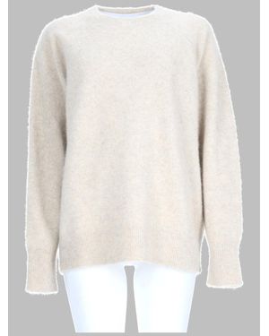 P.A.R.O.S.H. P. A.R. O. H. Elegant Racoon Sweater For - White