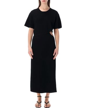 THE GARMENT Madison Cut-Out Knit Dress - Black