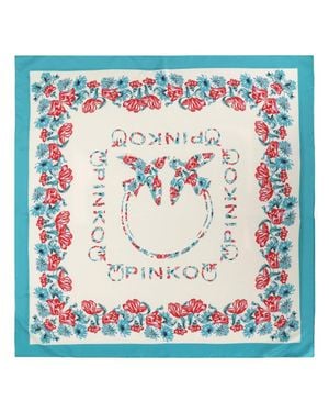 Pinko Scarf Silk-Blend - Blue