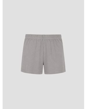 Rier Mini Jersey Shorts - Gray