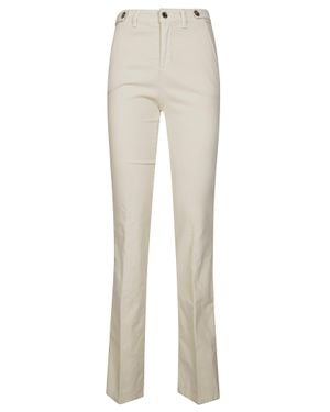 Liu Jo Smooth Velvet Pants For - Natural