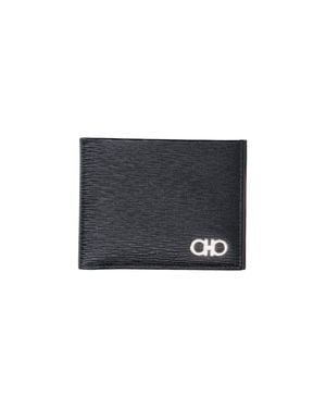 Ferragamo 100% Leather Wallet - Black