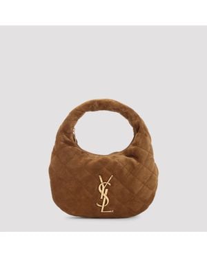 Saint Laurent Icare Hobo Bag - Brown