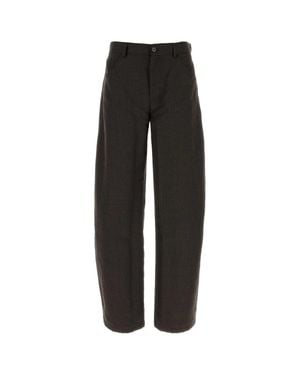 Séfr Dark Wool Dress Pant - Black