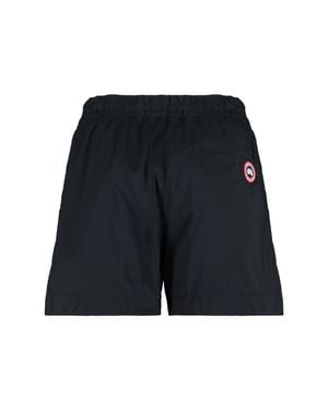 Canada Goose Kaslo Nylon Shorts - Blue