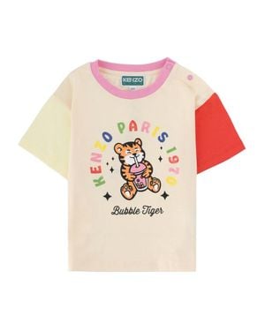 KENZO Mini Cotton Tee Shirt - Pink