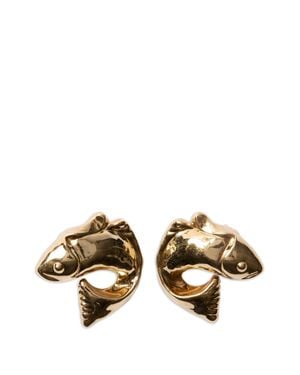 Jacquemus Mini Loop Earrings For - Metallic